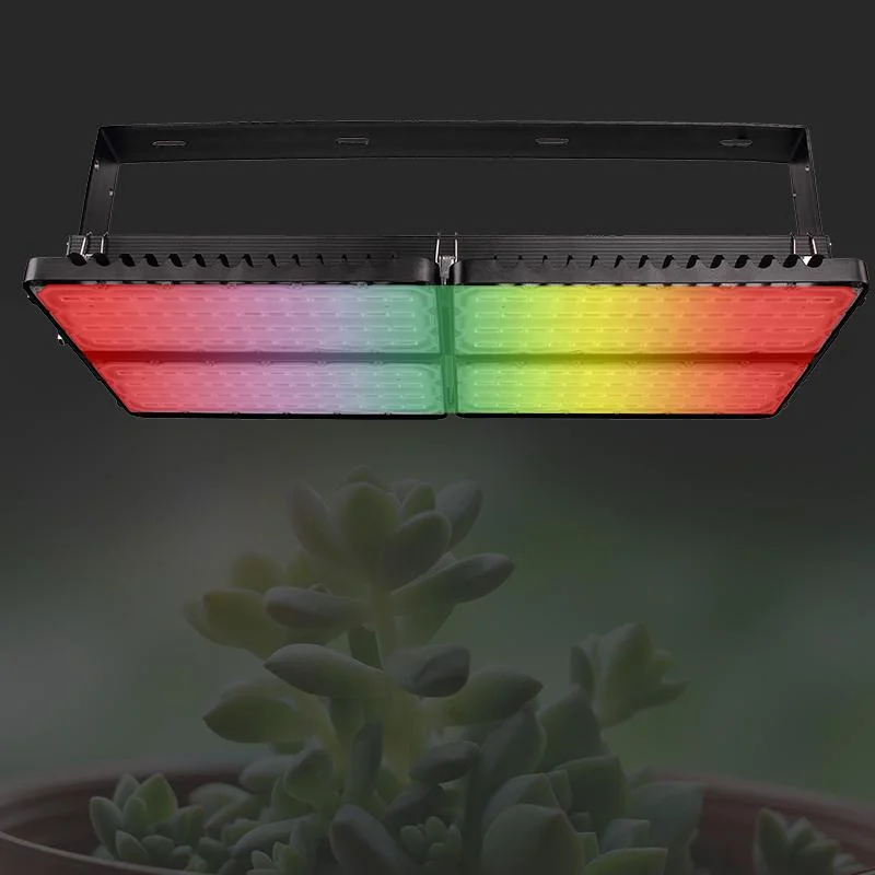 Two Blade SMD 2835 Foldable Fan Greenhouse Hydroponic Red Blue Sunlight LED Grow Lights