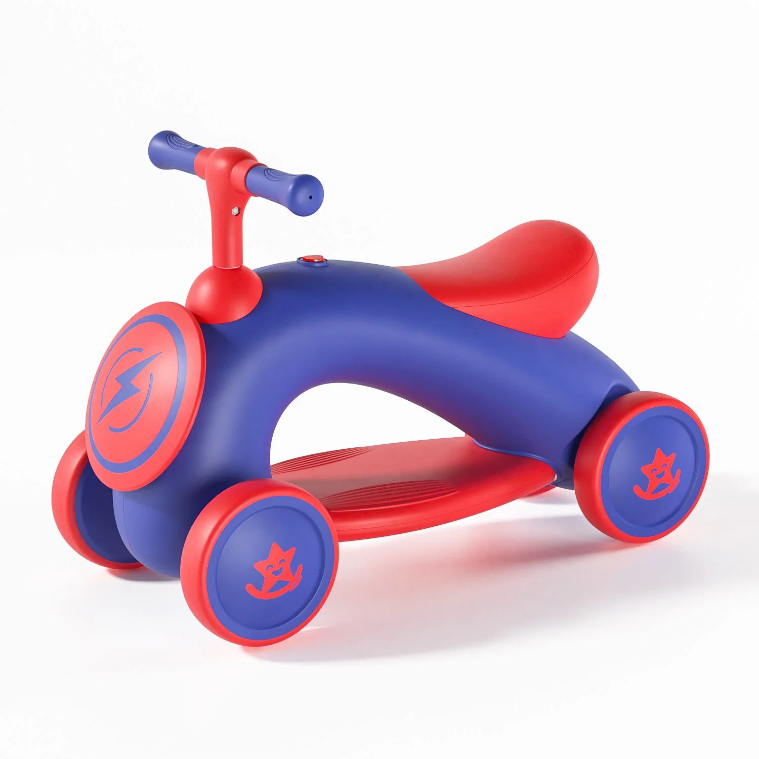 Factory New Style 4 Wheel Children Balance Bike Kids Ride on Toy Tricycle Mini Baby Walking Car