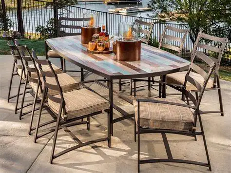 Modern Outdoor Furniture Table Top for Cafe / Restaurant (AT9055)