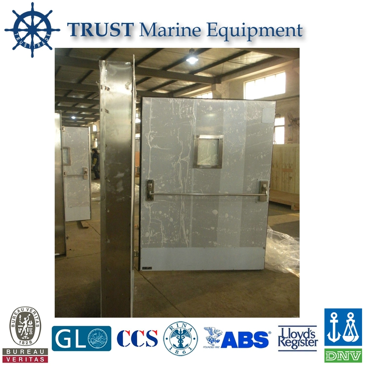 Marine Fireproof Gastight Watertight Weathertight Double Leaf Stainless Steel Door