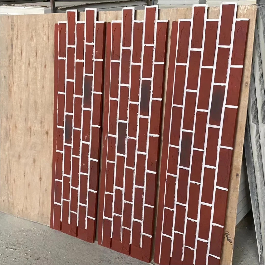 Auuan High quality/High cost performance  Polyurethane Faux Cultural Stone Artificial Wall Panels for House Decoration