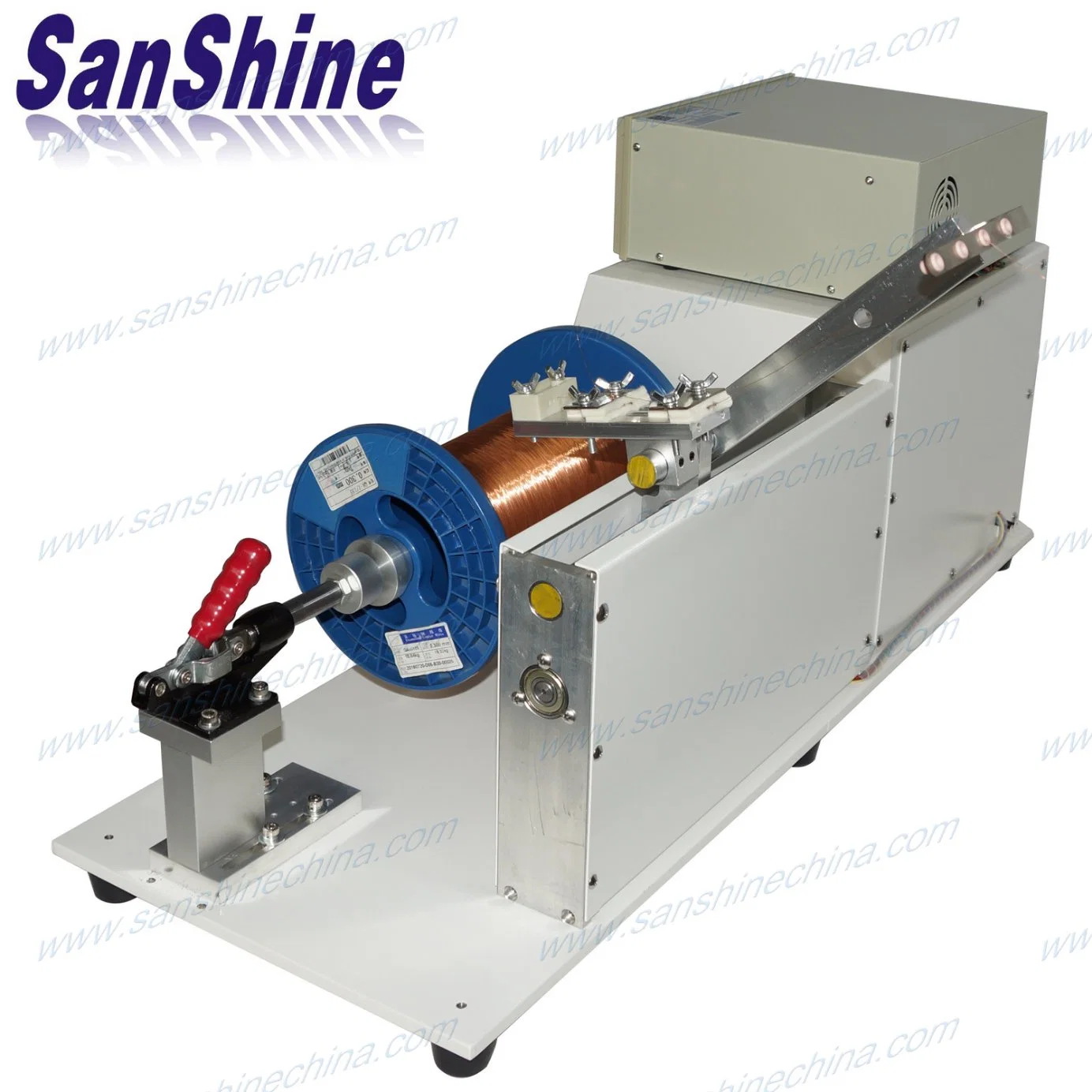 Automatic Thread Line Yarn Soldering Wire Copper Wire Spool Rewinding Machine