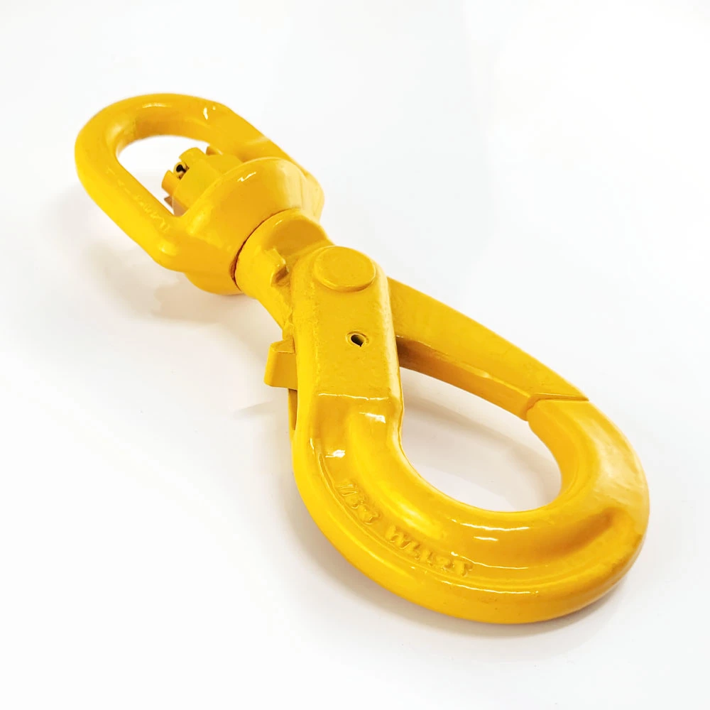 Hardware Riggings G80 European Lifting Swivel Self-Locking Hook