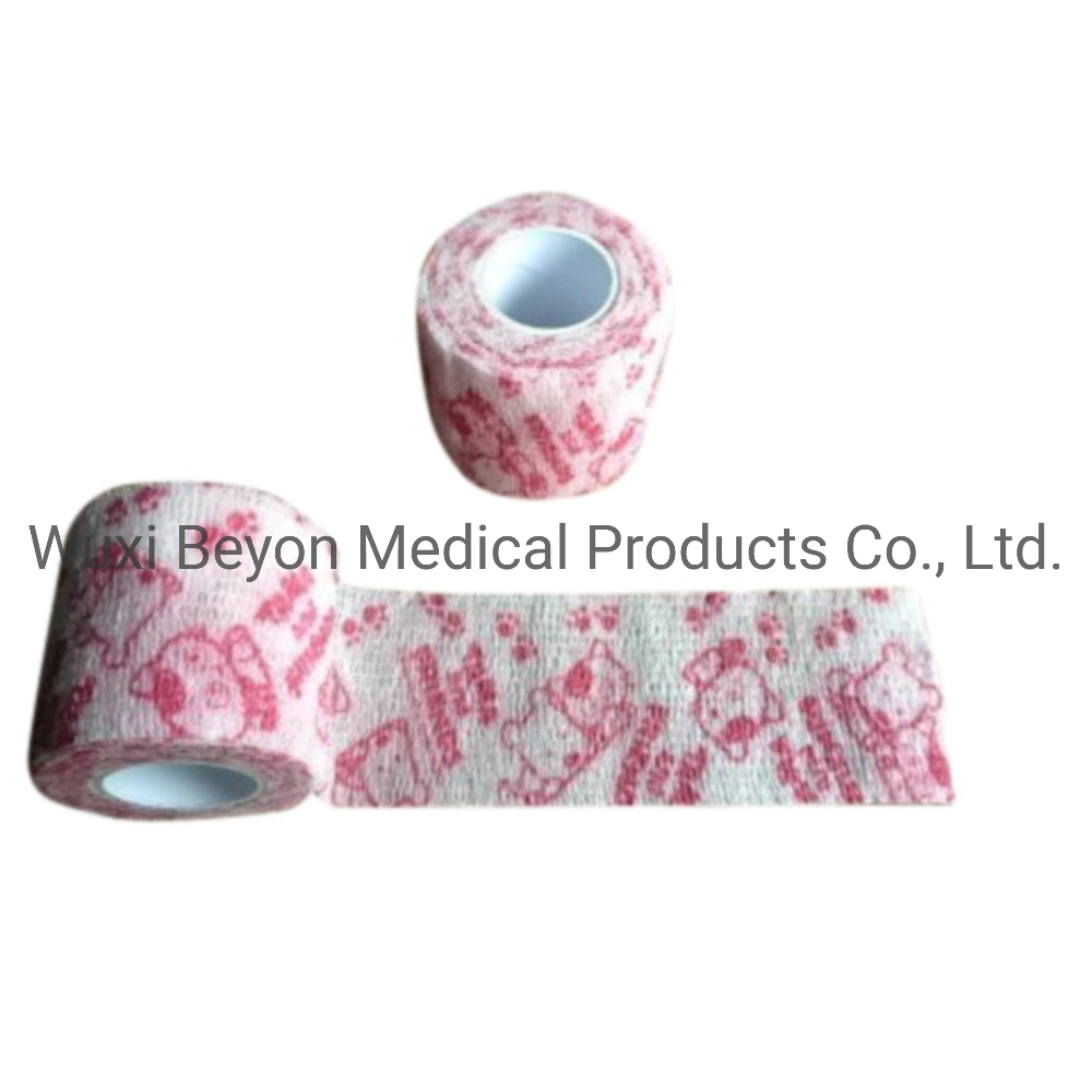 Cohesive Wrap Equine Pet Flexible Printed Self-Adhesive Tape