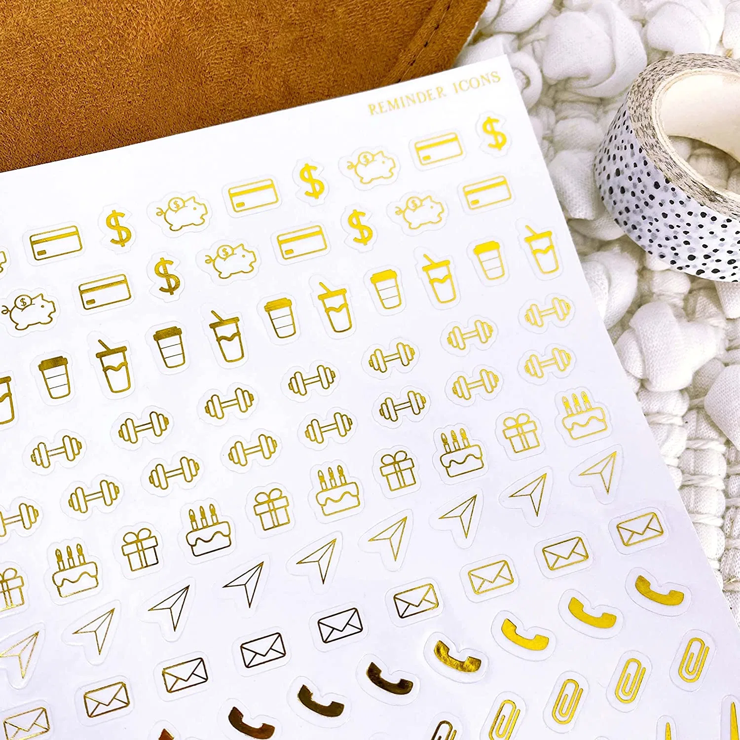 Factory Supply Type Adhesive Sticker Sticker Paper Planner Stickers