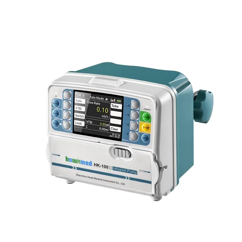 Peristaltic Mini Medical Infusion Pump with Drop Sensor