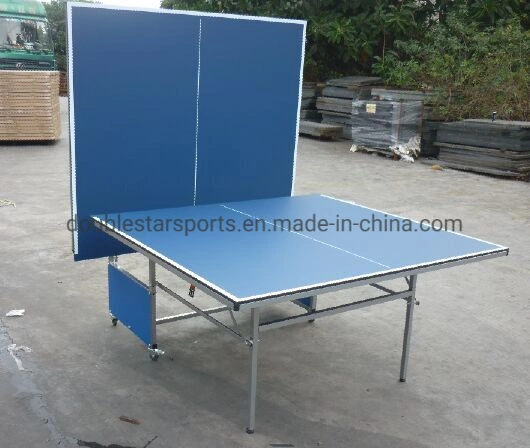 Impermeable al aire libre plegable de aluminio Mesa de ping pong