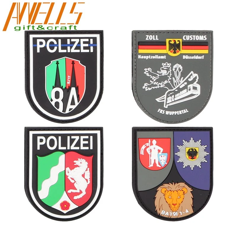 Custom PVC Rubber Tactical Patch 3D Logo Morale PVC Tactical Patches