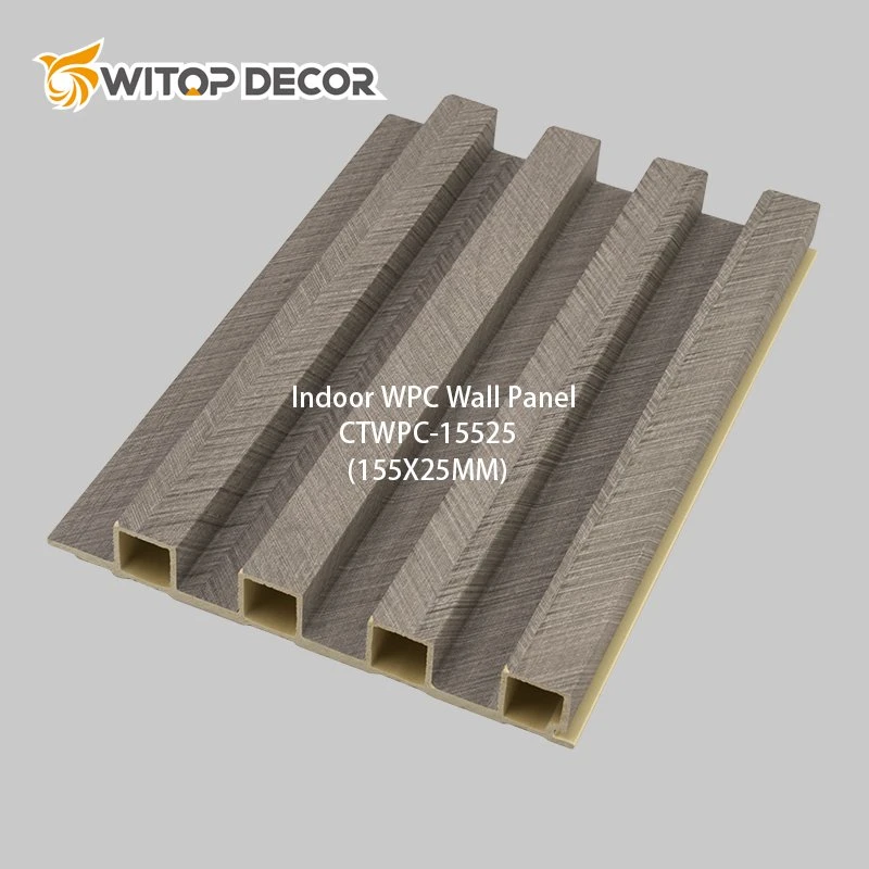 Witop Decor Hot Sale High Strength WPC Wood Composite Plastic Fluted Panel Wall Covering Roof Ceiling Panel