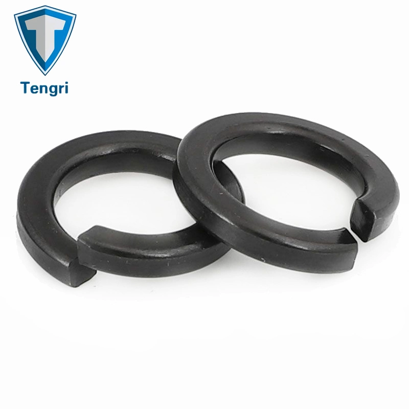 Factory Product Stainless Steel 304 316 Custom Galvanized Black Oxide Thin Shim Square Split Spring Lock Flat Washer Zinc Plated Metal Aluminum