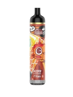 Hcow Ititan Vape 5000puffs Einweg-Vape Pen unten RGB-Licht Großhandel Vape