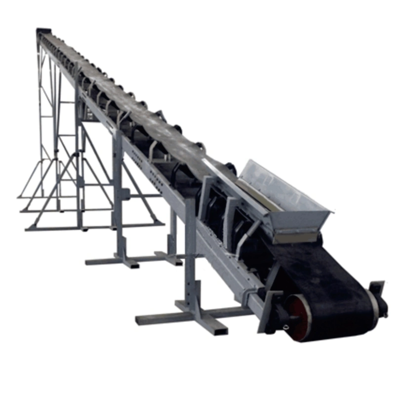 Steel Frame Rubber Belt Conveyor Conveying Equipment Vibrating Conveyor