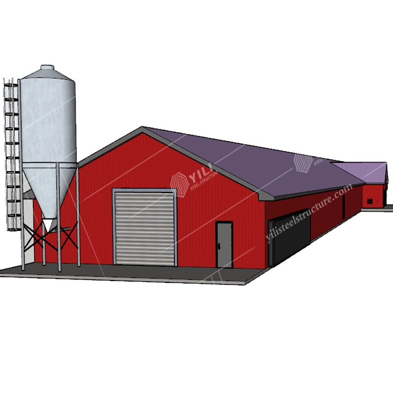 Steel Structure Chicken House Construction Building/Poultry Farming
