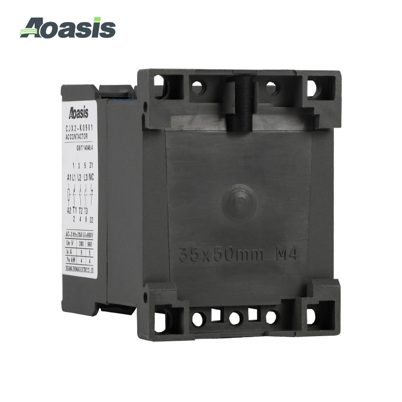 Aoasis Cjx2-K06 6A Mini bobina de contactor AC/DC 24V 48V 110V 220V contactores