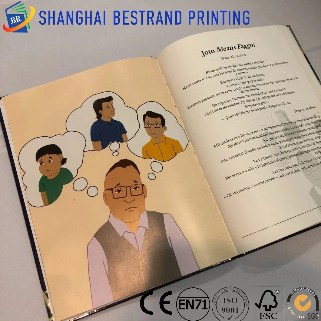 High End Hardcover Children Book Printing with Slip Case