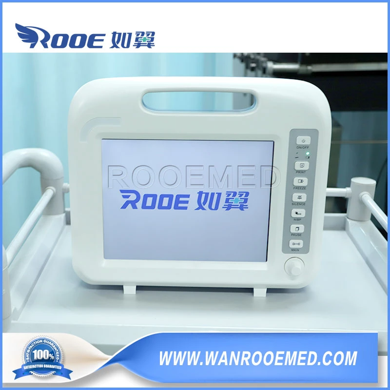 High Quality F6 Portable 12.1" Color Screen Button Touch Control ICU Patient Monitor with Battery