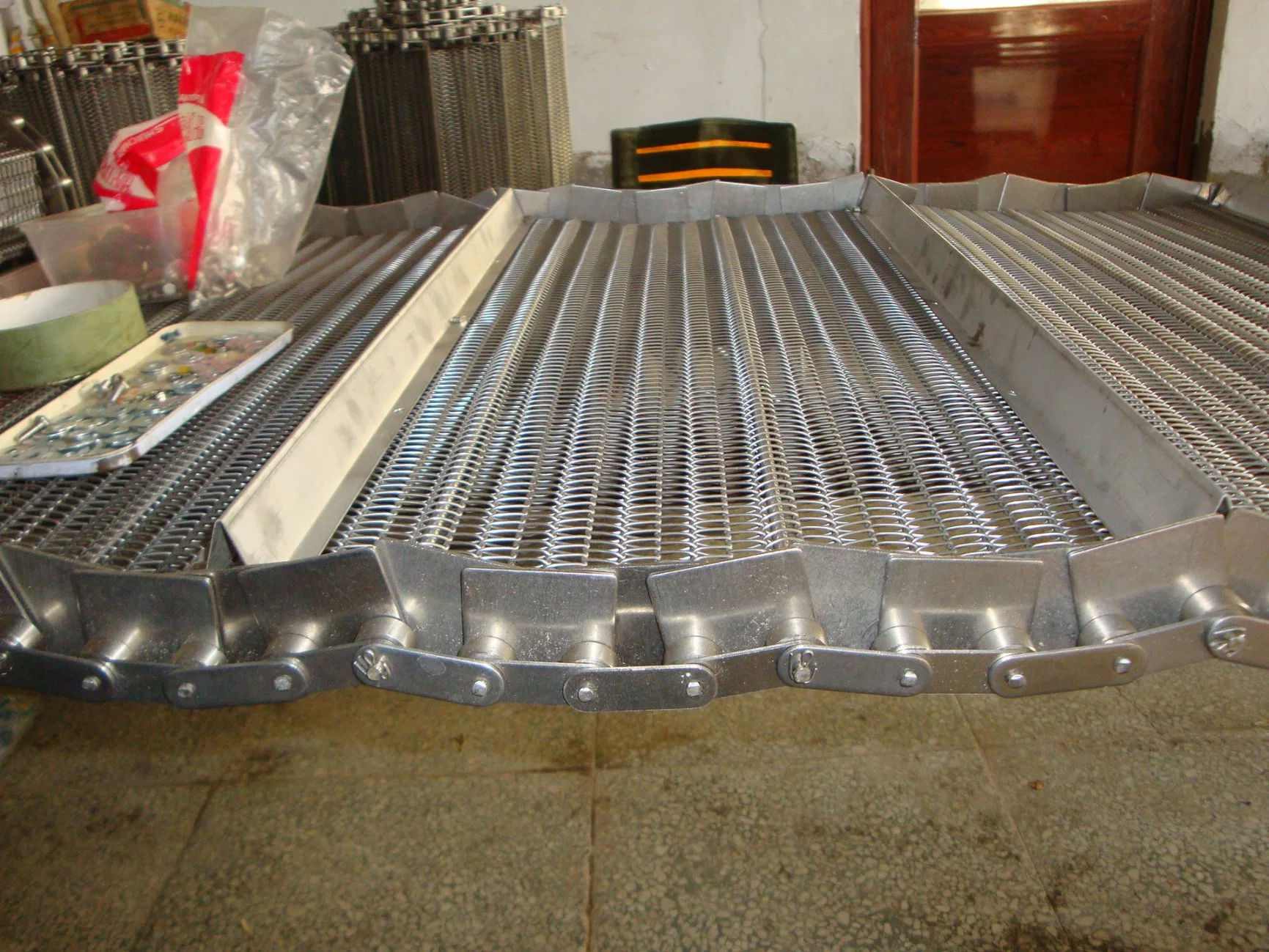 Stainless Steel Conveyor Metal Belt for Roasting Food Stuff