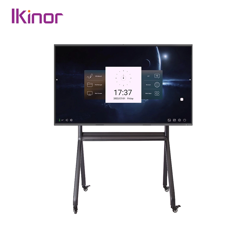 Ikinor Conference 4K UHD Android 11 Interactive Flat Panel Display for Corporate Meeting