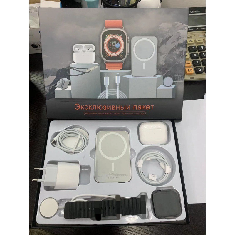 Dropshipping X11 único conjunto combinado paquete de regalo Smart Watch serie Ultra 8 X11 combinación única de traje Smartwatch