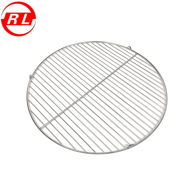 Sliver circulaire clôture en acier inoxydable Grill Net pour barbecue en plein air