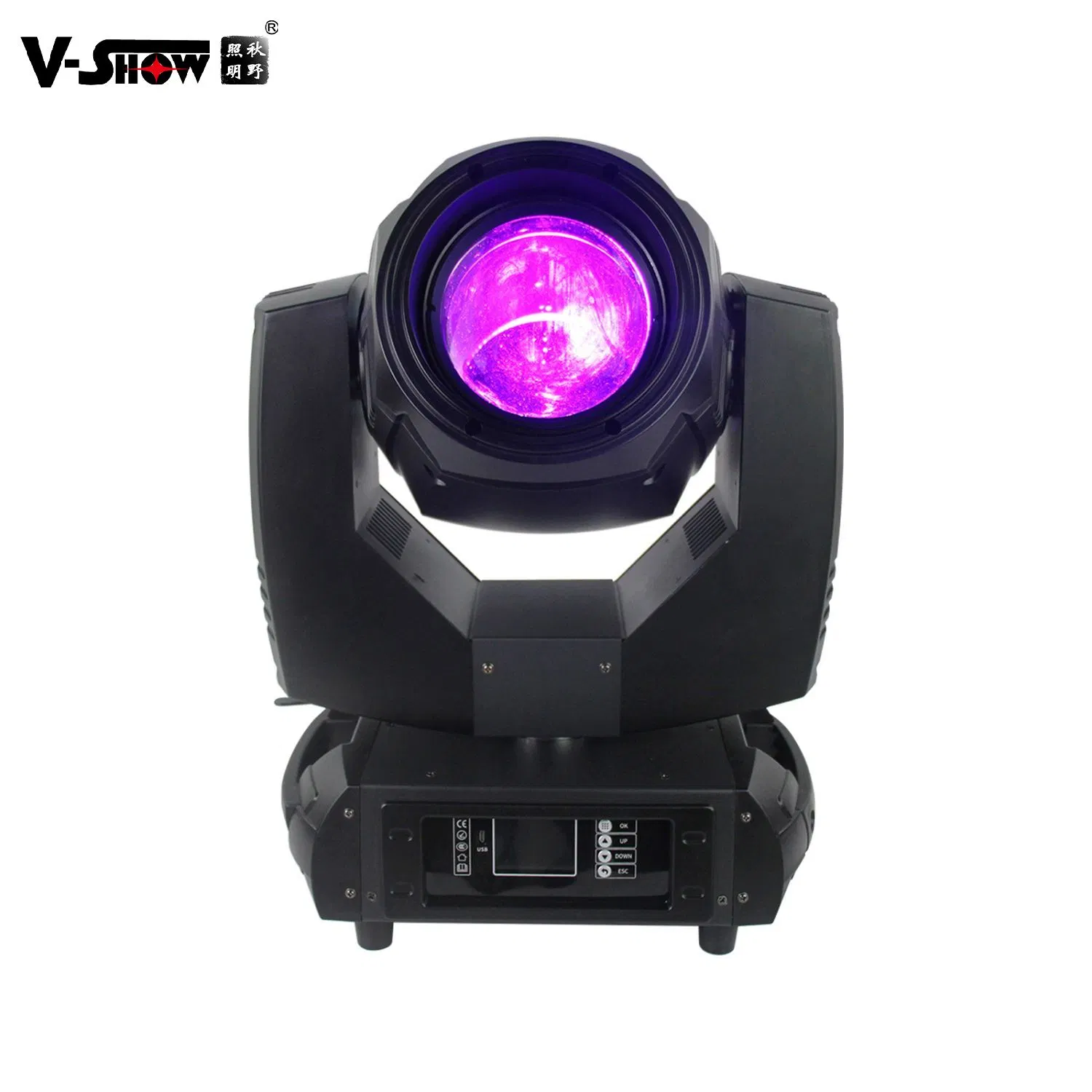 V-Show New Professional Light Sharpy 7r Moving Head Light Mini 230W Beam for DJ Disco Nightclub Wedding Party