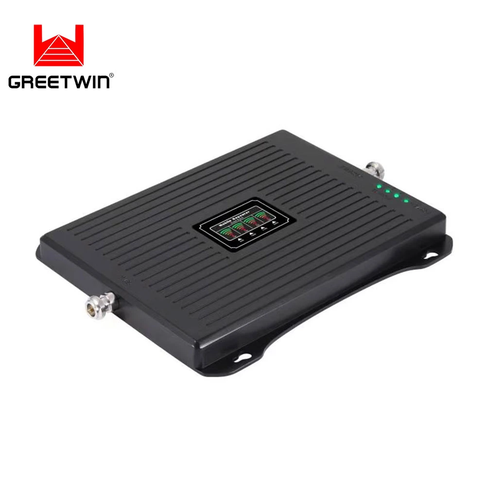 Greetwin Greetwin économique Hot Sale Amplificateur de répéteur 17dBm B8 B3 B1 B7 4 bandes de 900 1800 2100 2600 Amplificateur de signal mobile