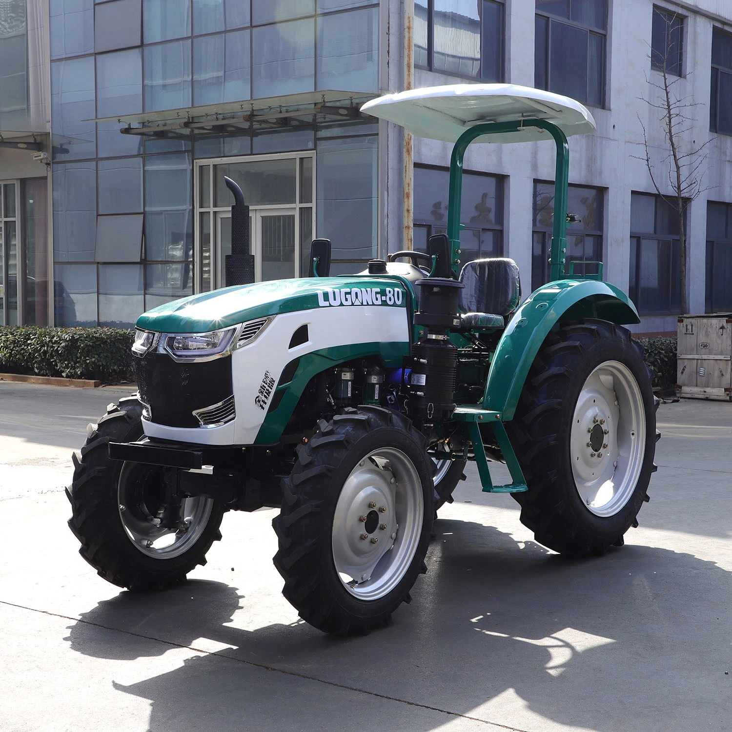 High quality/High cost performance 80HP Synchromesh Tractor Powershift Tractor Front End Loader Fram Tractor for Sale Made in China