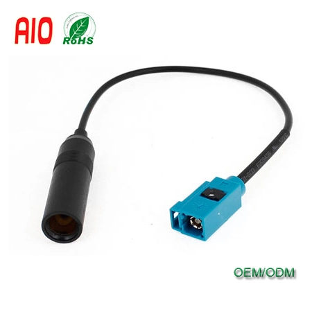 Popular cable adaptador de antena de conector RF certificado RoHS ISO9001 personalizado Conjunto para antena de radio