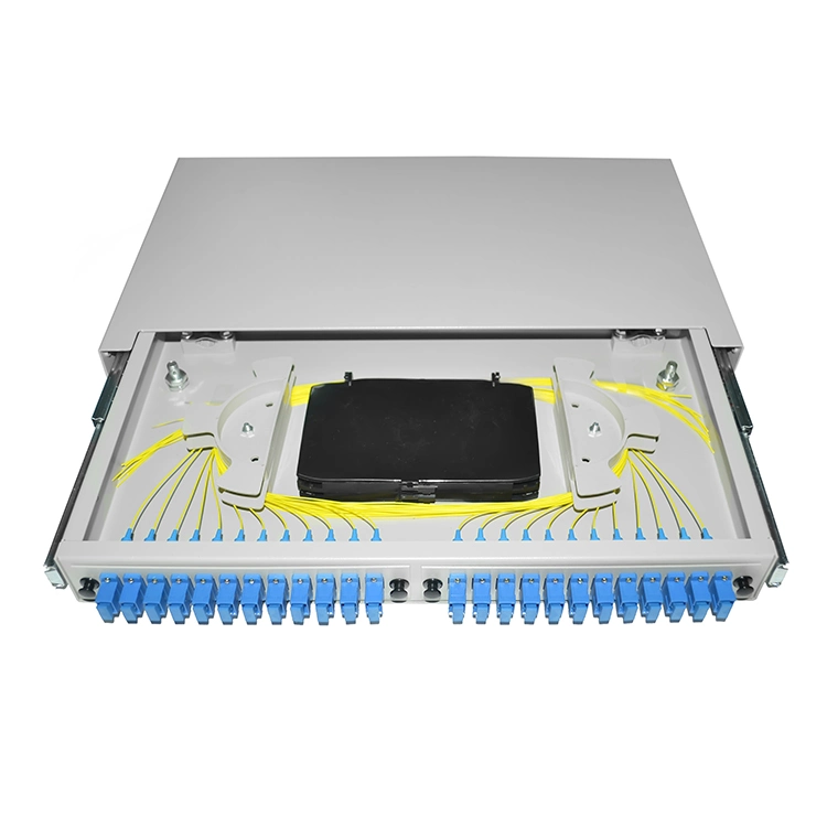 Sc Duplex Tipo 24puertos diapositiva 1u ODF Patch Panel