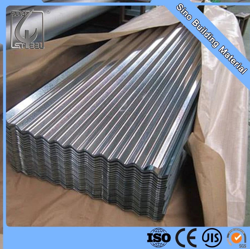 0.13-1.0/Bwg/AWG Roof Sheet Zero Regular Spangle Zinc Coated Corrugated Roofing Sheet