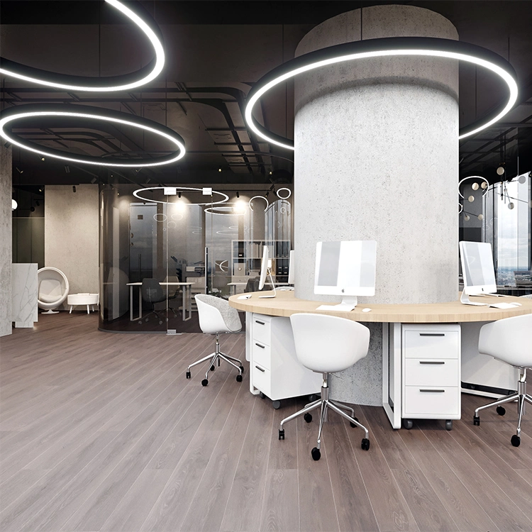 Heißer Verkauf Engineering Customization Moderne nordische Kronleuchter LED Ring Anhänger Lichtkreis LED Lineare Leuchten für Office-Projekte