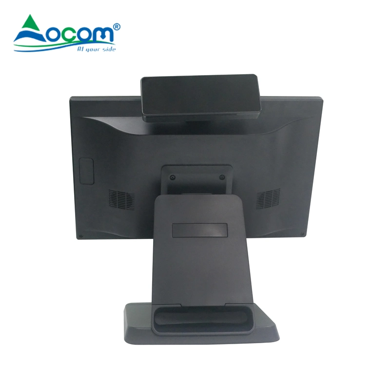 POS-1516 15.6 Inch Consumer Electronics Windows/Android Touch Screen POS Terminal with Aluminium Alloy Base