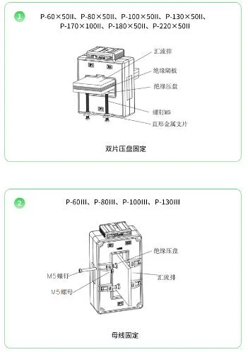 Akh-0.66III P Current Transformer for Low Voltage Motor Protector with 1000/5 Ratio