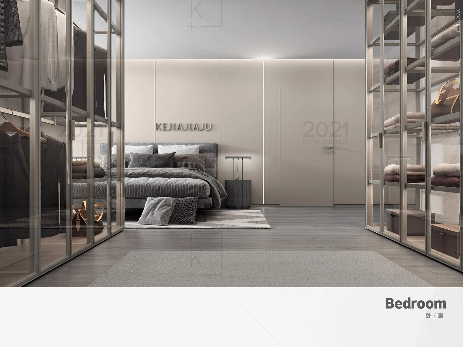 Simple Fashion High Quality Wardrobe for Bedroom Furniture