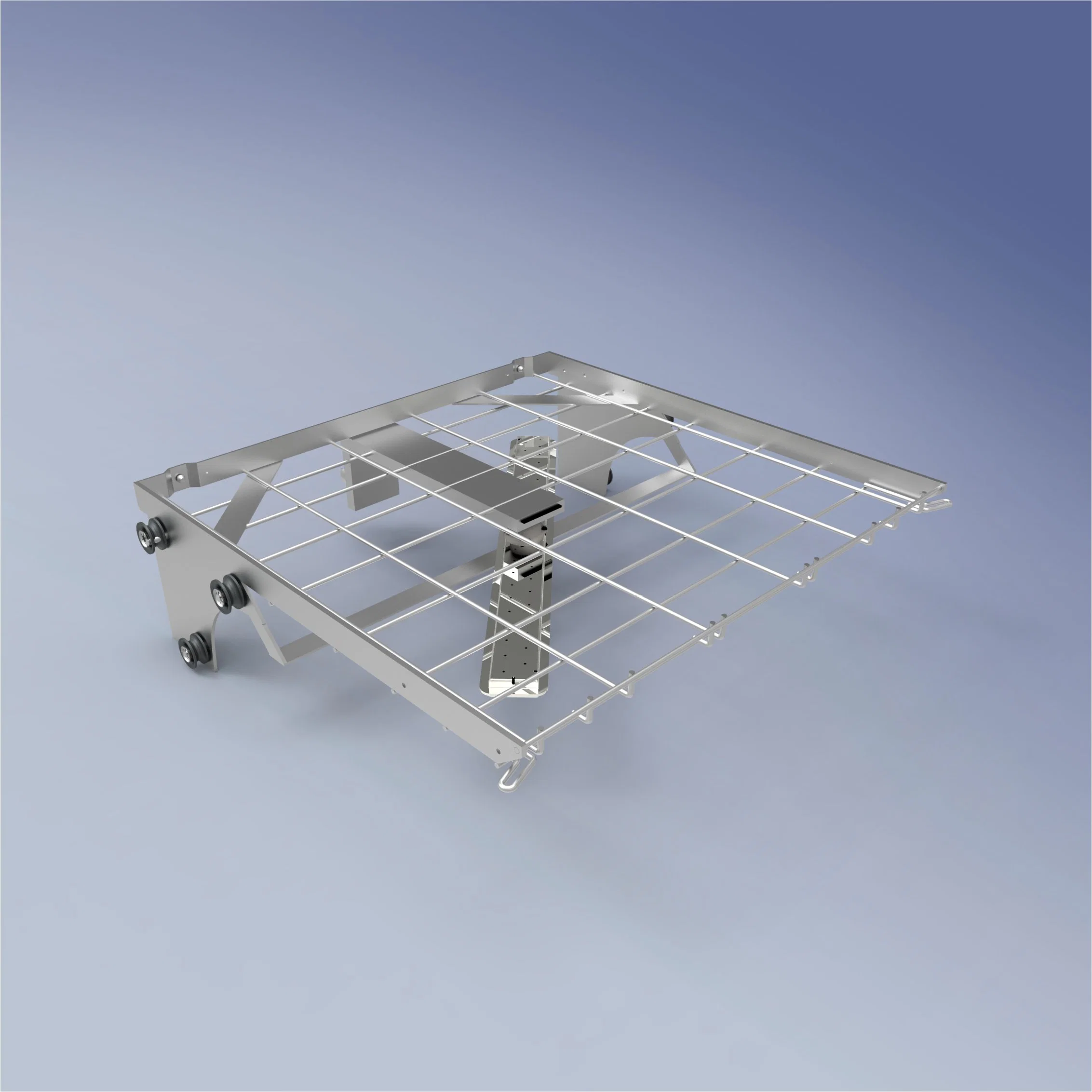 Height-Adjustable Upper and Middle Modular Baskets with Built-in Spray Swivel Arms Can Hold Various Racks