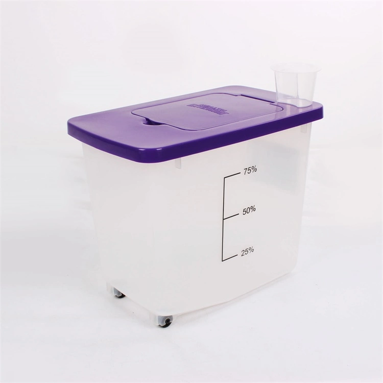 OEM 30liter Wholesale Stackable Airtight Plastic Cat Food Container