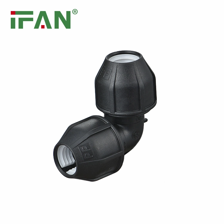 Ifan HDPE/PP/PE Drain Pipe Fittings Pn16 20-110mm Size Grey Color for Drip Irrigation