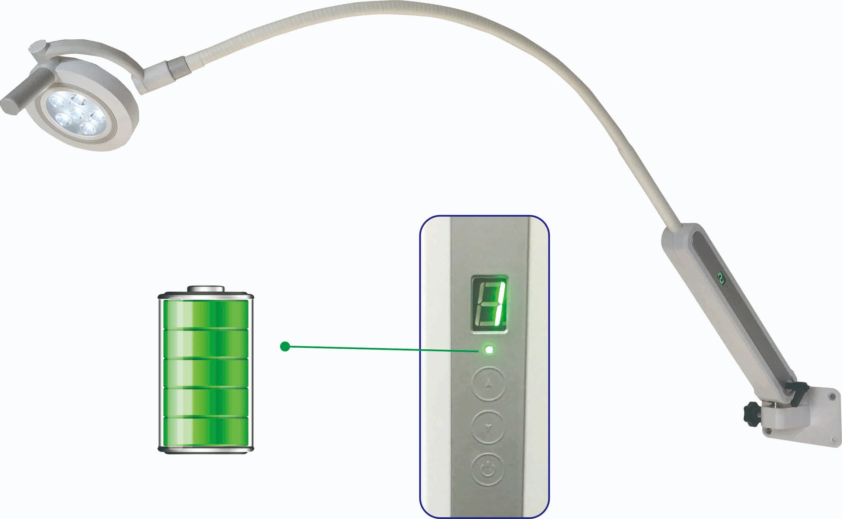 Inner Battery Support AC/DC Ks-La-6b From Easywell LED Examination Lamp