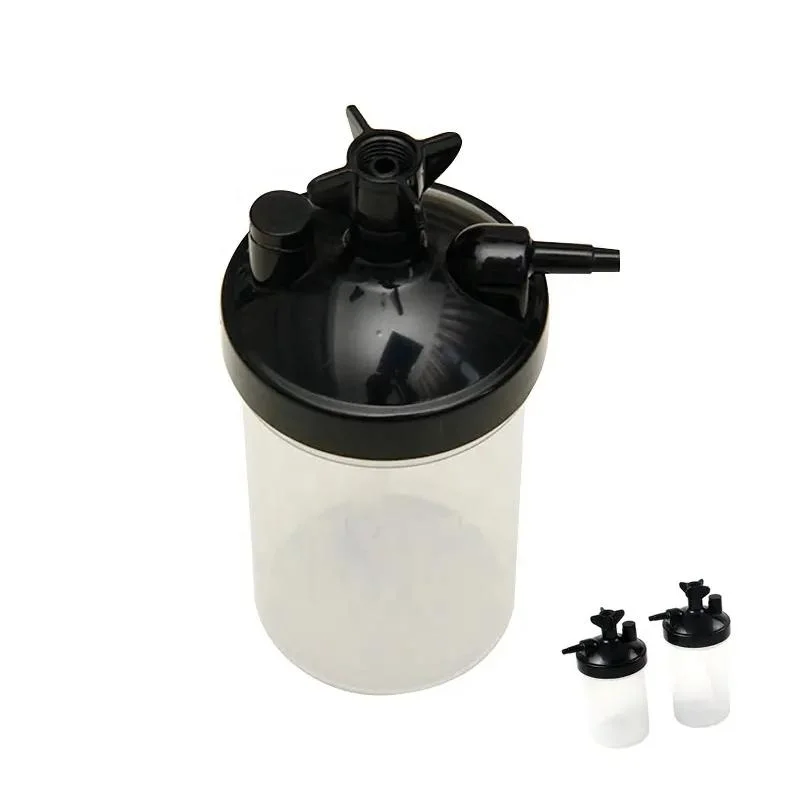 OEM Humidifier Cup Oxygen Flow Meter Wall Type Double-Tube Medical Bottle Humidifier