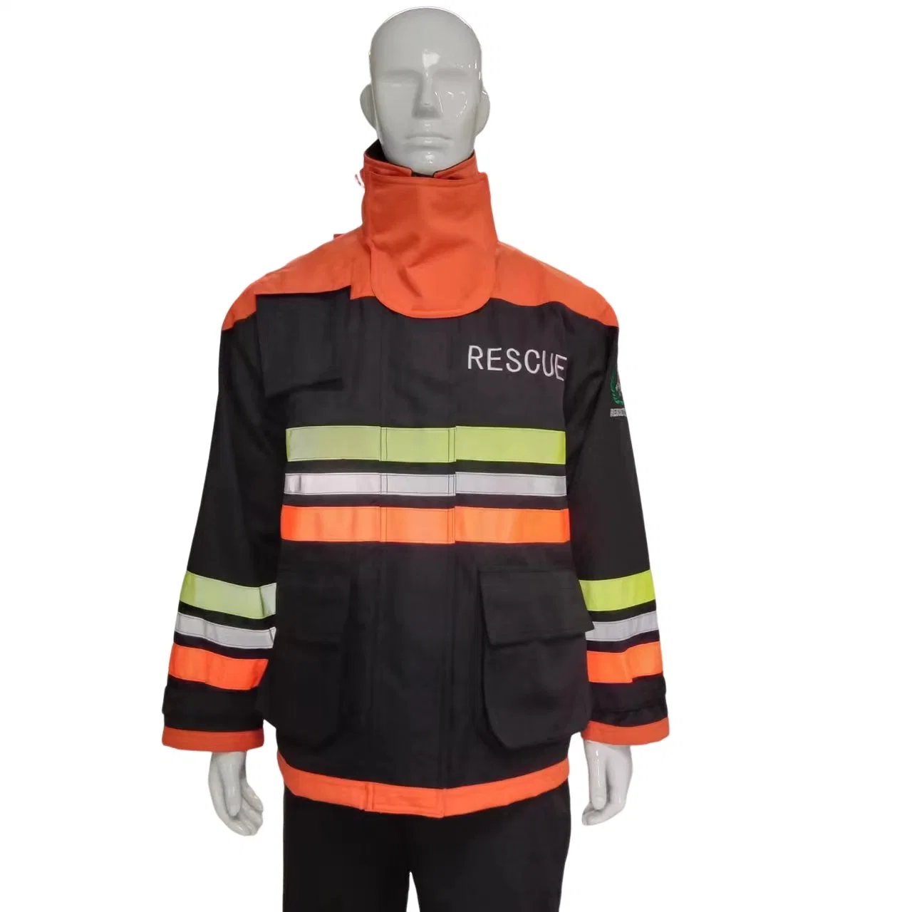 Colored Firefighters' Fire Extinguishing Protective Clothing