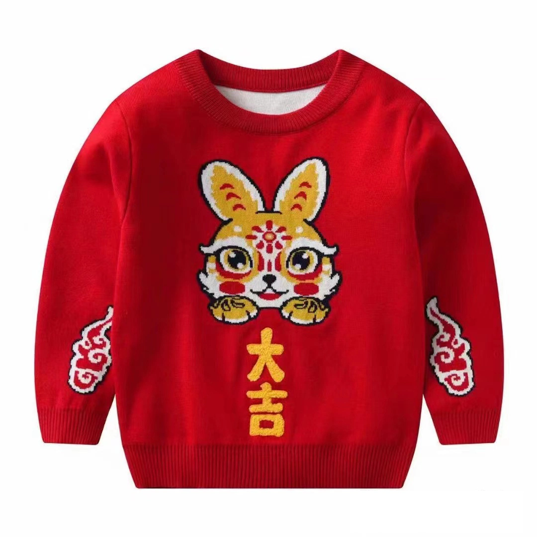 Custom Ultra Light Unisex Fall / Winter Festival Fashion Embroidery Pull Over Crew Neck Sweater Apparel Clothing Garment Available for Wholesale/Supplier Low Price