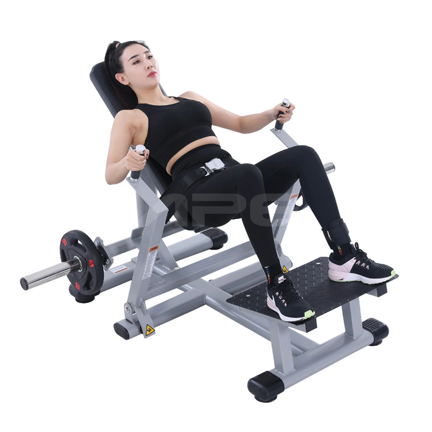 Puissance commerciale des équipements de Gym Fitness Glute chargé de la plaque de la machine Glute dur// Hip Hip formateur Machine de butée