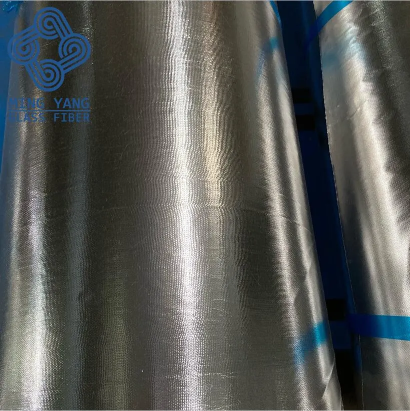 High quality/High cost performance  Waterproof Flame Resistance Aluminum Fiberglass Cloth Product for Sale