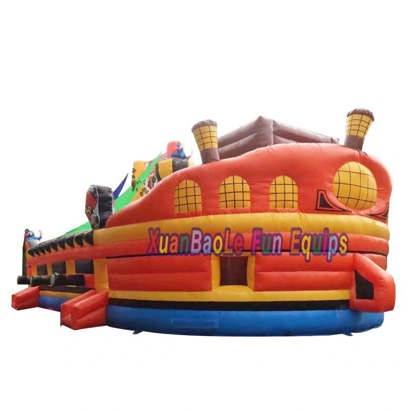 Pirate Theme Inflatable Playground Factory Price Outdoor Inflatable Theme Amusement Park Playground Fun City