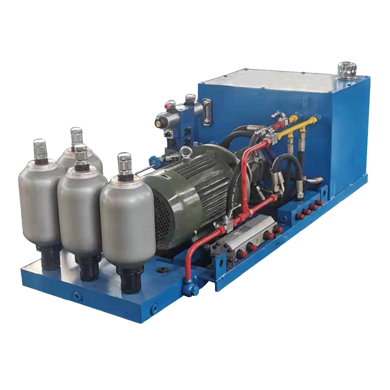 Provide Custom Double Acting Engine Drives Hydraulic Power Pack Pump Unit Station System