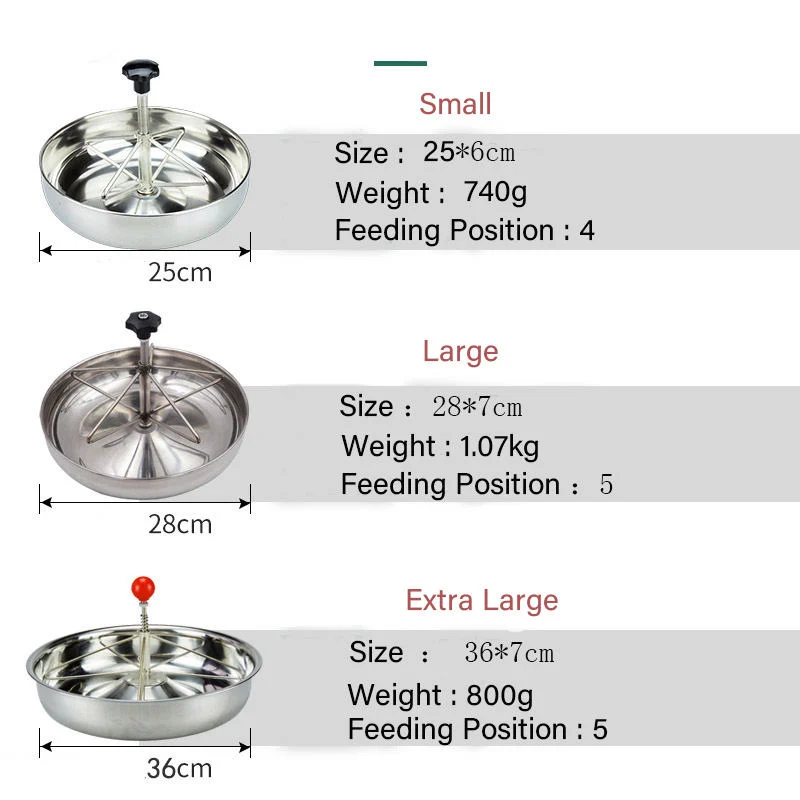 Высококачественный кормот для свиньегустителя из нержавеющей стали Подающий лоток