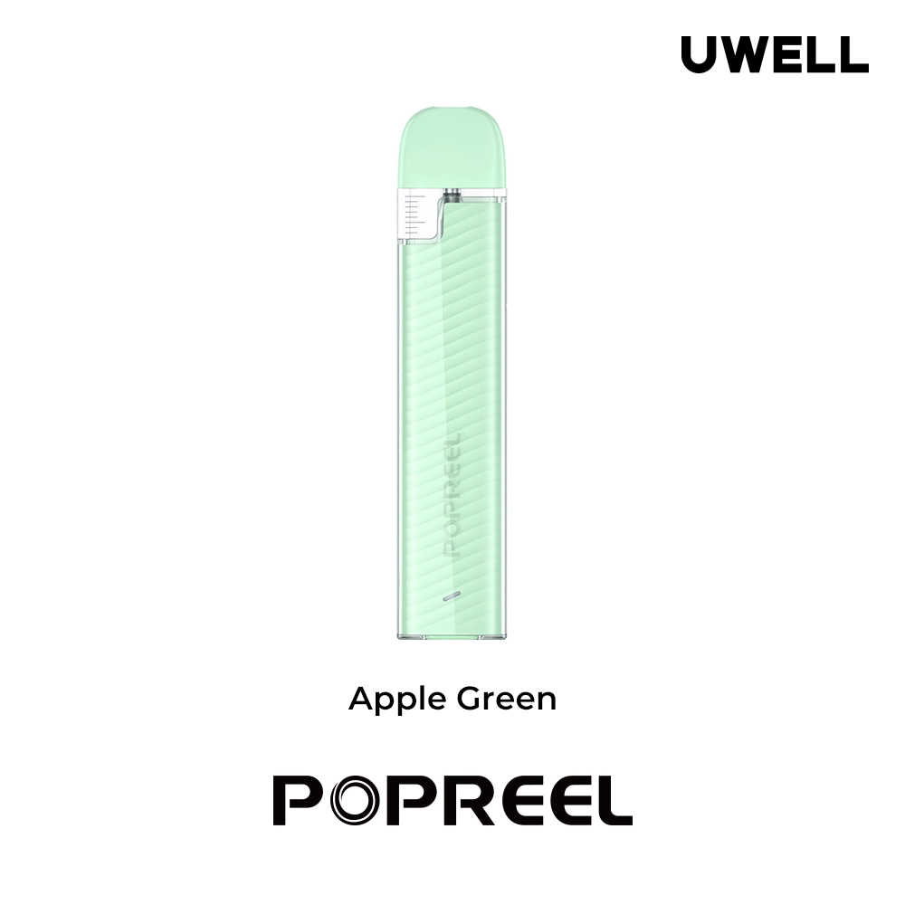 Popreel P1 O Macaron Color 2ml e cigarro Vape Uwell Pod Starter Kit