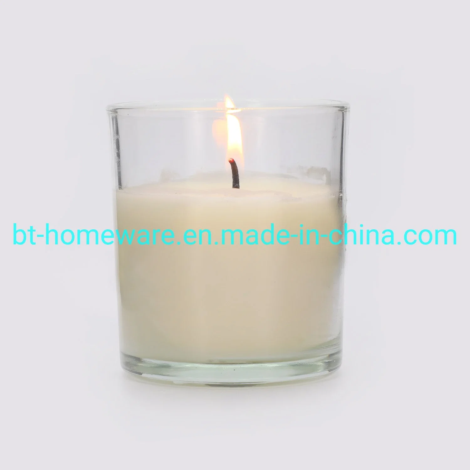 Wholesale/Supplier 2.5oz 3oz 82ml 95ml Small Glass Clear Candle Candlestick Holder for Candle Making Wishing Birthday Party