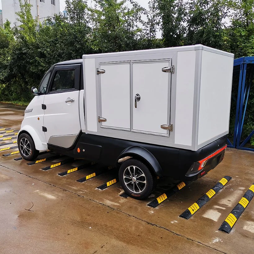 EEC Approval 4 Wheel Electric Food Van Vehicle for Delivery