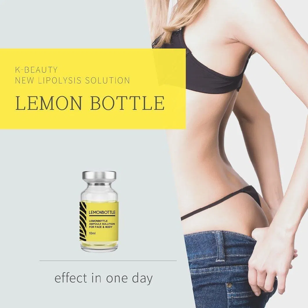 2023 Lemonbottle Fettdissolver Ampulle-Lösung Lipolyse Injektion PPC DC Gewicht Verlieren Produkt Dermatologie Preis Schlankheitseinspritzung Lipo Lab Kybella Fett-Dissolv